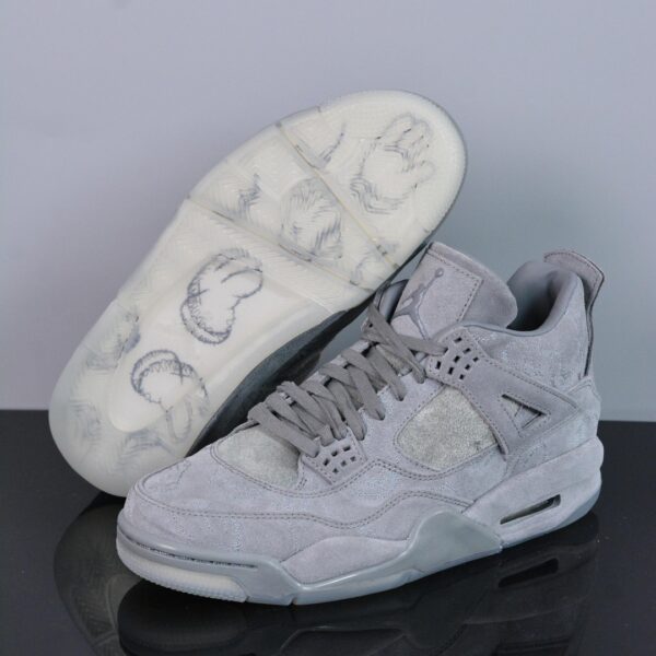sy_no_96891113D89530EDBC76FA3EE6BD21CC_3 Cool Grey Suede Retro Basketball Sneakers
