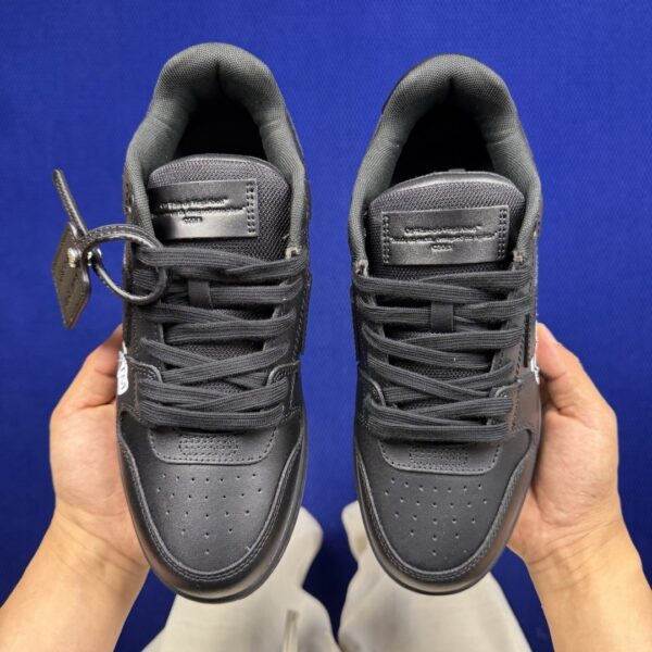 Off-White Out Of Office Black Graphic Low-Top Sneakers