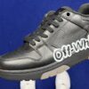 Off-White Out Of Office Black Graphic Low-Top Sneakers