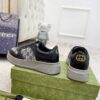 sy_no_97242F78CCCCDA82660A9CC6BB438B20_3 Gucci Re-Web Black & Grey GG Canvas Platform Sneakers