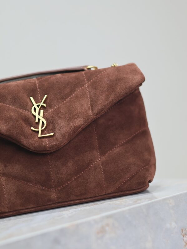 sy_no_974AA530FD921AE5C8F2613CCBD05ED5_2 YSL Loulou Mini Double-Chain Bag – Brown Suede