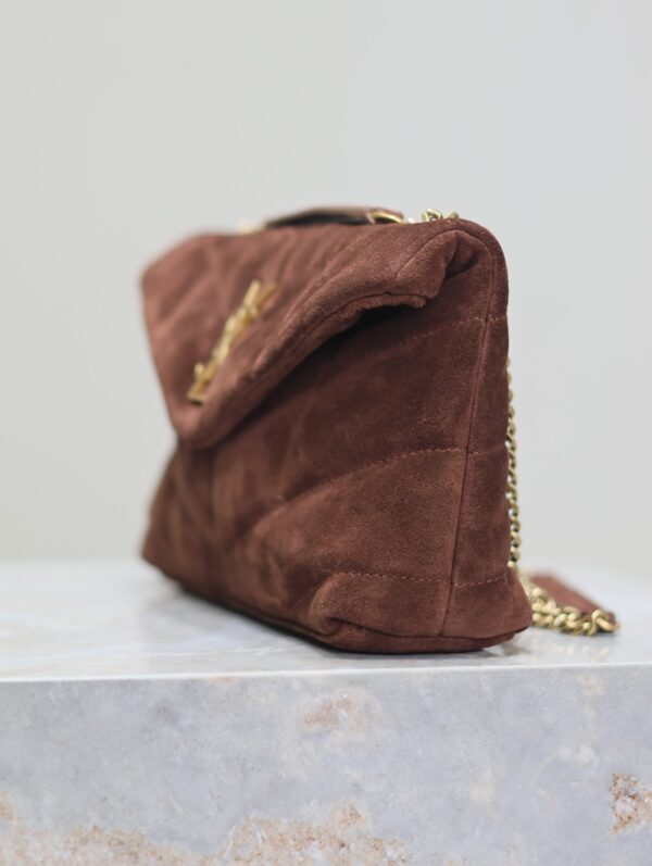 sy_no_974AA530FD921AE5C8F2613CCBD05ED5_4 YSL Loulou Mini Double-Chain Bag – Brown Suede