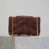 sy_no_974AA530FD921AE5C8F2613CCBD05ED5_5 YSL Loulou Mini Double-Chain Bag – Brown Suede