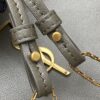 sy_no_9751F543FB0C1B6025A8802D7FDDD19E_6 YSL Cassandre Chain Bucket Bag – Green & Gold