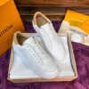 sy_no_9776840670FC1A7017C91BB25F9140EA_1 Louis Vuitton Beverly Hills / Charlie White Embossed Monogram Leather Sneakers