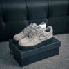 sy_no_97FDCA8B4F608D40248BDB0AE6E3BD1B_0 Nike Air Force 1 Low “Grey Suede / Black Sole”