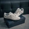 sy_no_97FDCA8B4F608D40248BDB0AE6E3BD1B_2 Nike Air Force 1 Low “Grey Suede / Black Sole”