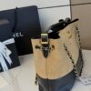 sy_no_98021F71323F790F0923A93B2E5945F3_4 Suede & Black Quilted Leather Tote Bag
