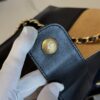 sy_no_98021F71323F790F0923A93B2E5945F3_6 Suede & Black Quilted Leather Tote Bag