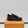 sy_no_992122BEE02EC7186BE4BE70665CED95_5 Black Crystal-Embellished Retro Low-Top Sneakers