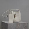 sy_no_9924EBC29CFC0041AB1909943F659D6B_0 Saint Laurent Le 5 À 7 Mini Bucket Bag – Cream White