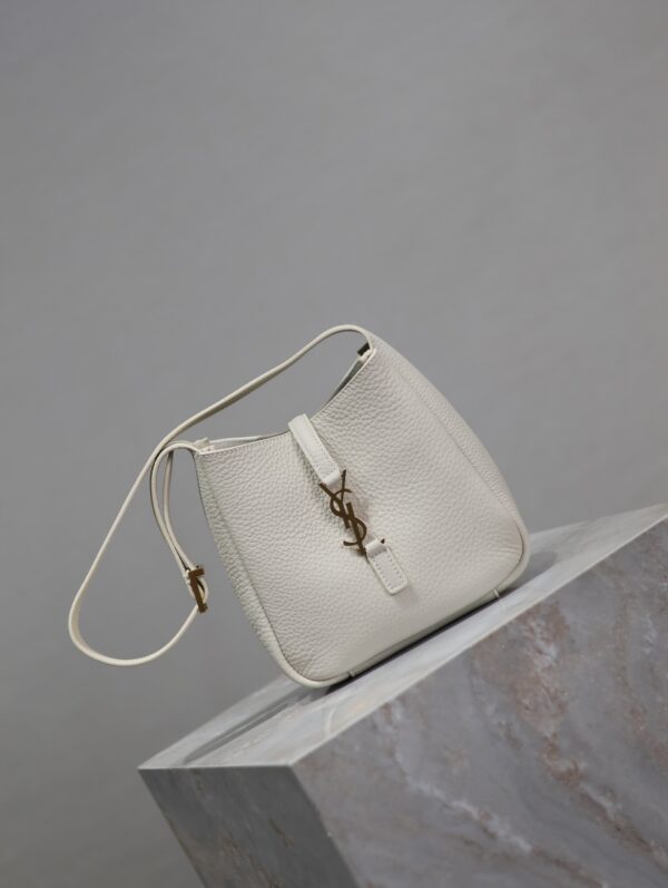 sy_no_9924EBC29CFC0041AB1909943F659D6B_1 Saint Laurent Le 5 À 7 Mini Bucket Bag – Cream White