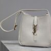 sy_no_9924EBC29CFC0041AB1909943F659D6B_2 Saint Laurent Le 5 À 7 Mini Bucket Bag – Cream White