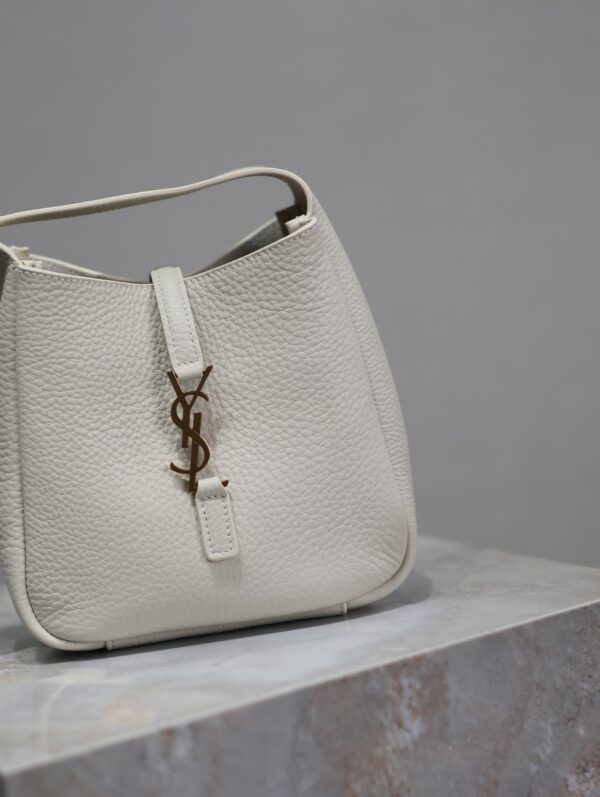 sy_no_9924EBC29CFC0041AB1909943F659D6B_3 Saint Laurent Le 5 À 7 Mini Bucket Bag – Cream White