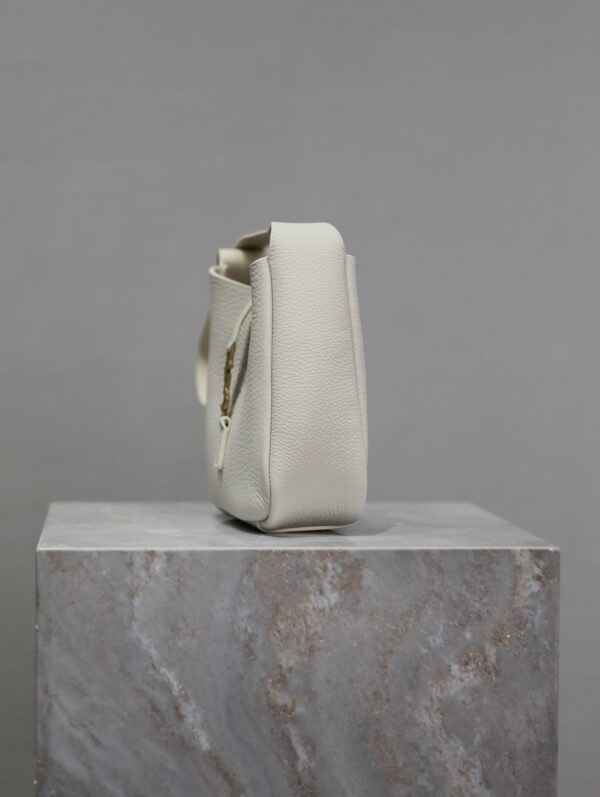 sy_no_9924EBC29CFC0041AB1909943F659D6B_4 Saint Laurent Le 5 À 7 Mini Bucket Bag – Cream White