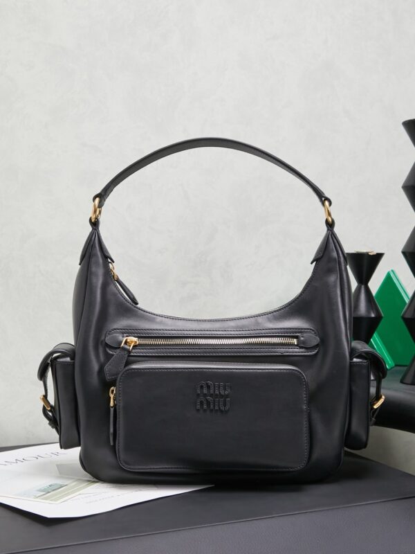 Miu Miu Women's Vintage-Style Biker Shoulder Bag
