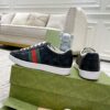 sy_no_99A936E71EA7CB62804C3B92AD336B8B_4 Gucci Ace Black GG Embossed Leather Sneakers