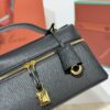 Loro Piana Extra Bag 23 – Saddle Leather Handbag (Black)