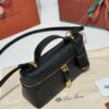 Loro Piana Extra Bag 23 – Saddle Leather Handbag (Black)