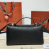 Loro Piana Extra Bag 23 – Saddle Leather Handbag (Black)