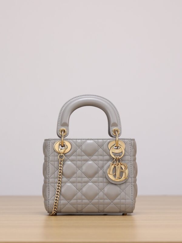 sy_no_9A1B70FCB652183BA09796BE9517F92B_0 Dior Mini Lady Dior Bag in Lambskin with Gold Hardware (3-Slot Size)