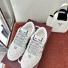 sy_no_9A265DBE522259817CB089E79306021A_1 Gucci Screener Crystal Embellished White Leather Sneaker with Silver Web Stripe
