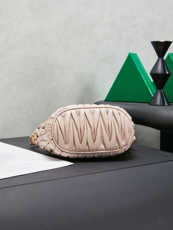 Pink Matelassé Wander Mini Handbag