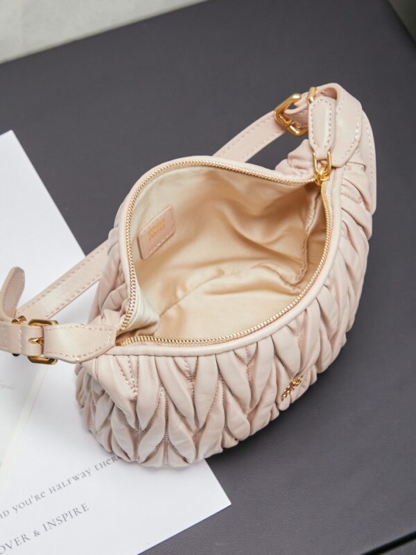 Pink Matelassé Wander Mini Handbag