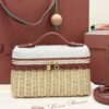 sy_no_9ADE9241283A523BFF60A5591B318419_0 Handmade | New Rattan & Bamboo Woven Handbag (19cm) – Convertible Shoulder & Crossbody Bag