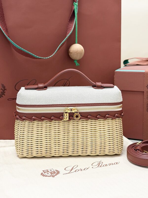 sy_no_9ADE9241283A523BFF60A5591B318419_0 Handmade | New Rattan & Bamboo Woven Handbag (19cm) – Convertible Shoulder & Crossbody Bag