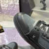 Louis Vuitton LV Trainer Black & Dark Grey Mesh Retro Sneakers
