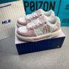 sy_no_9BD08E695416738B5A830E800427E38F_0 Pink & White Monogram Chunky Low-Top Sneakers