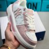sy_no_9BD08E695416738B5A830E800427E38F_1 Pink & White Monogram Chunky Low-Top Sneakers