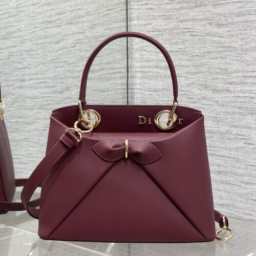 sy_no_9BDBC5AE7E8E64D8694BE75B9B6B2518_0 Dior Women's Spring/Summer 2026 New Single-Handle Bow Handbag/Shoulder Bag