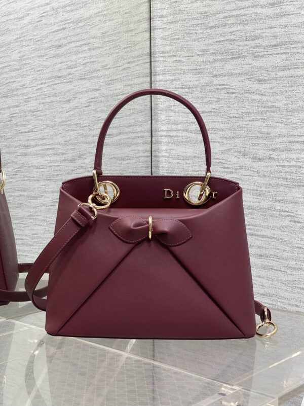 Dior Women's Spring/Summer 2026 New Single-Handle Bow Handbag/Shoulder Bag