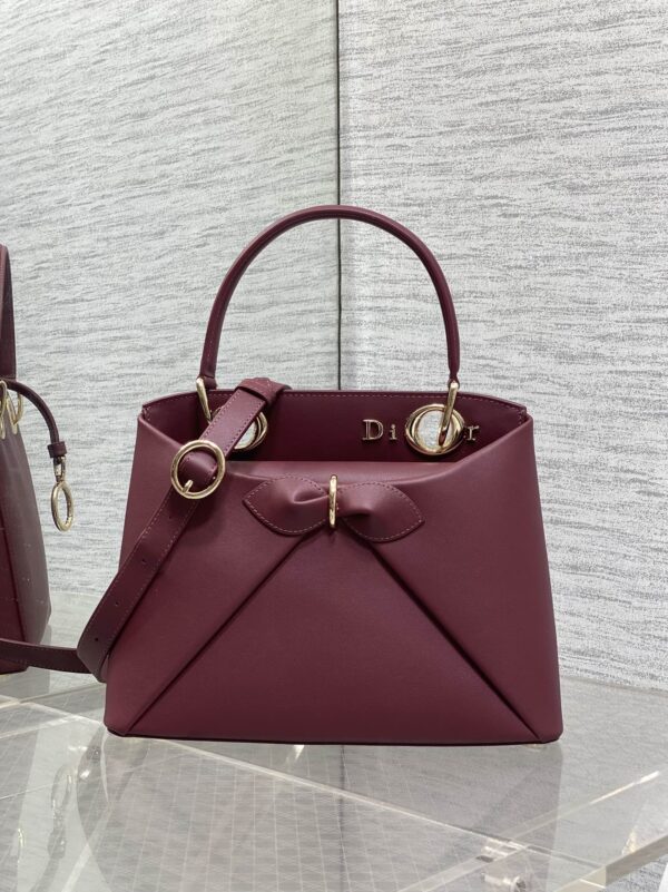 Dior Women's Spring/Summer 2026 New Single-Handle Bow Handbag/Shoulder Bag