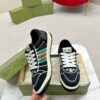 Gucci Screener Graphic Print Black Sneaker – Black / Green & Red