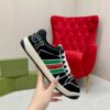 Gucci Screener Graphic Print Black Sneaker – Black / Green & Red