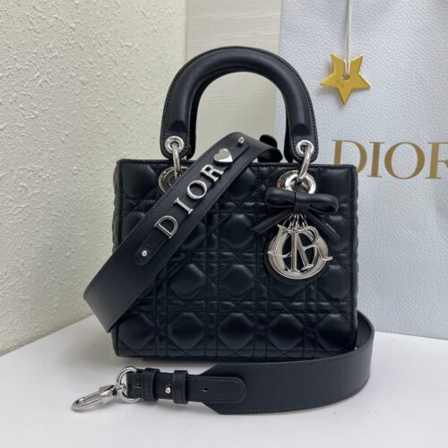 sy_no_9D4648AF3CD6A9DB6108FA489D5962E6_0 Lady Dior My ABCDior Mini Bag – Black & Silver-Tone Hardware