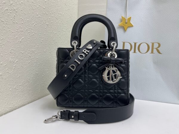 Lady Dior My ABCDior Mini Bag – Black & Silver-Tone Hardware