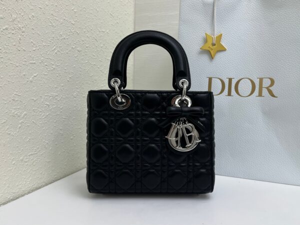 Lady Dior My ABCDior Mini Bag – Black & Silver-Tone Hardware