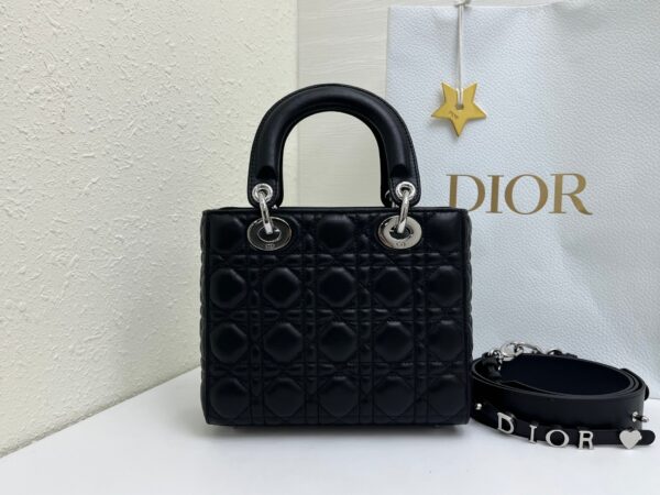 Lady Dior My ABCDior Mini Bag – Black & Silver-Tone Hardware