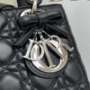 Lady Dior My ABCDior Mini Bag – Black & Silver-Tone Hardware