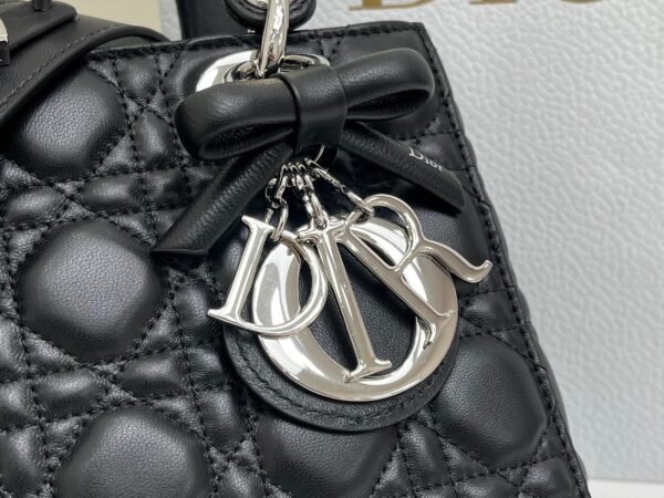 Lady Dior My ABCDior Mini Bag – Black & Silver-Tone Hardware