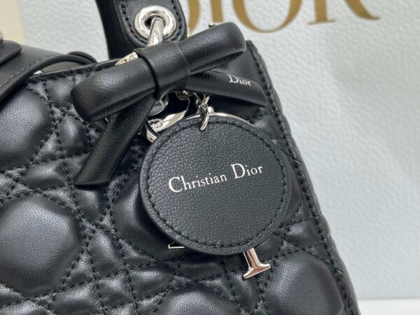 Lady Dior My ABCDior Mini Bag – Black & Silver-Tone Hardware