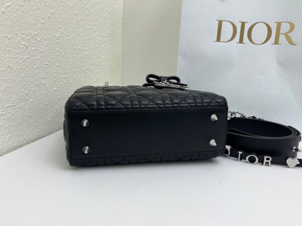 Lady Dior My ABCDior Mini Bag – Black & Silver-Tone Hardware