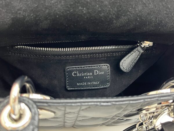 Lady Dior My ABCDior Mini Bag – Black & Silver-Tone Hardware