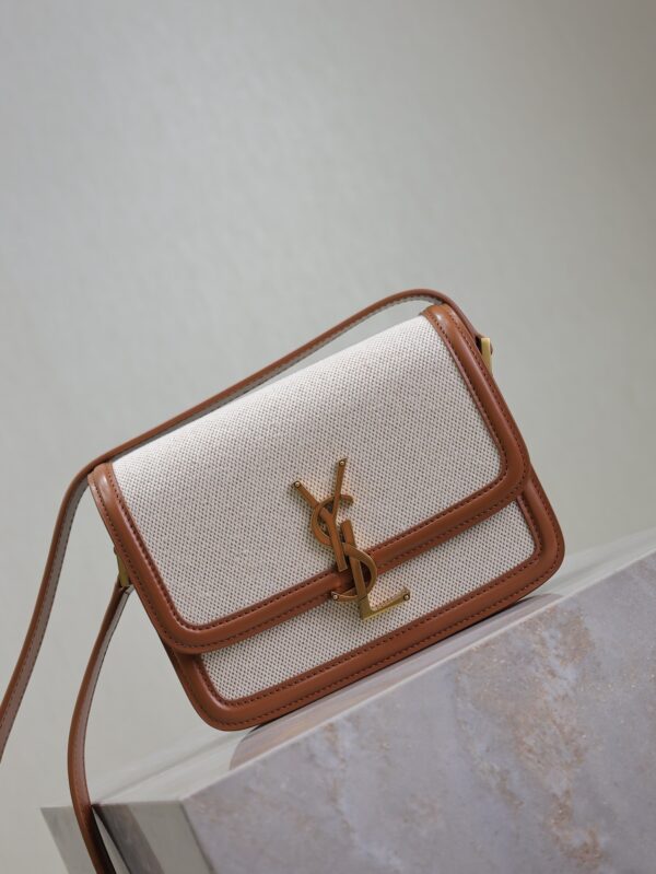 sy_no_9DDA06C4AE04E8CF70CE5BFE387AC767_1 Solferino Box 19cm Bag – Brown Leather & Linen Blend