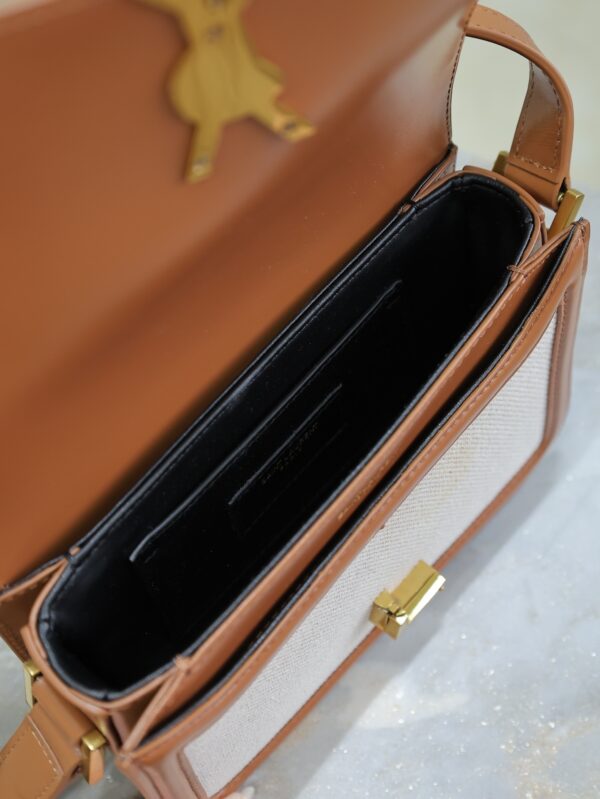 sy_no_9DDA06C4AE04E8CF70CE5BFE387AC767_8 Solferino Box 19cm Bag – Brown Leather & Linen Blend