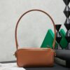 sy_no_9E514FA7F5D24955E13D852E01FFCC98_1 Brown Smooth Leather Rectangular Underarm Camera Bag